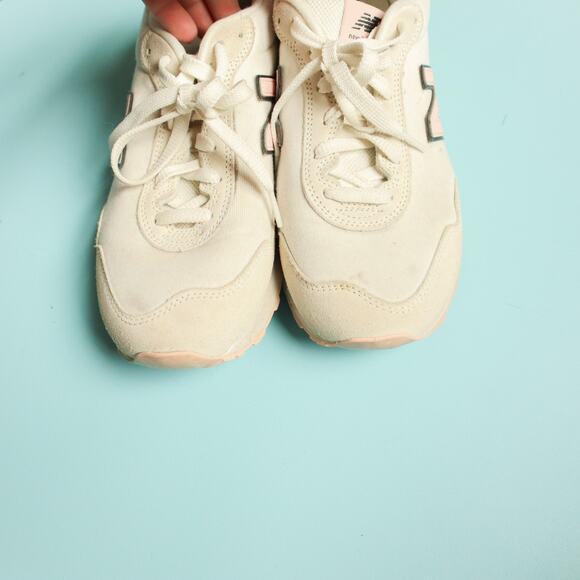 New Balance 515 Knit Pink Cream Sneakers Size 11 Retro Athlethic Y2K - Picture 5 of 8